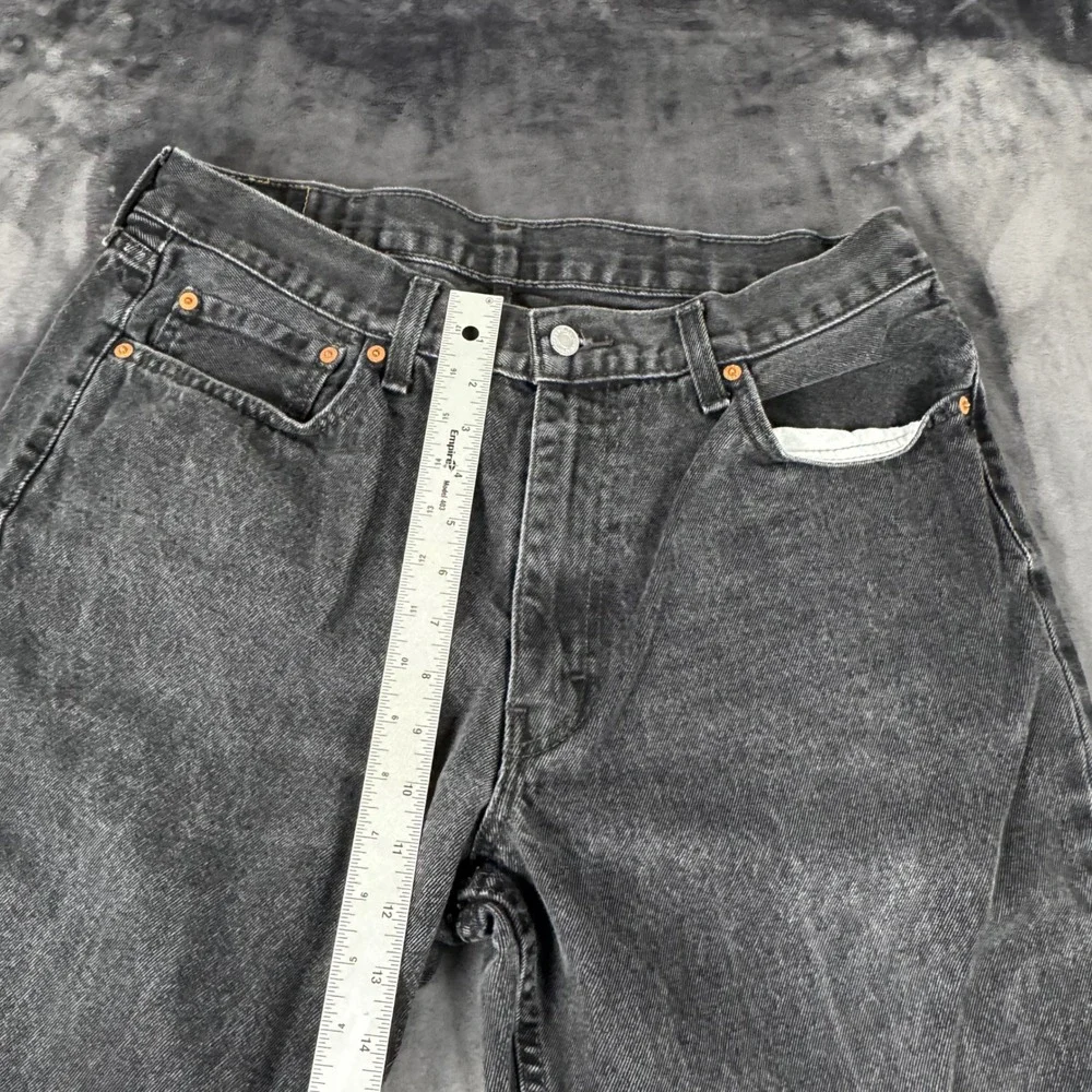 Levi's 550 Relaxed Fit Jeans Mens 38x29 Black Tapered Leg Denim 3234